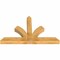 Ekena Millwork Richland Rough Sawn Timber Gable Bracket, Western Red Cedar, 72"W x 45"H x 6"D x 6"F, 15/12 Pitch GBW072X45X0606RIC00RWR - alternate 4